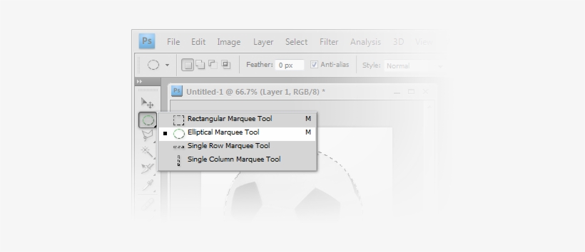 Find A Photo Of Something Round, Like A Soccer Ball - Marquee Tool Photoshop Cs5, transparent png download