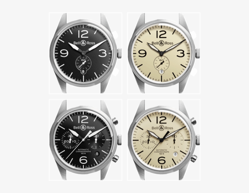 Bell & Ross - Bell & Ross Vintage Br 126 Original Chronograph, transparent png download