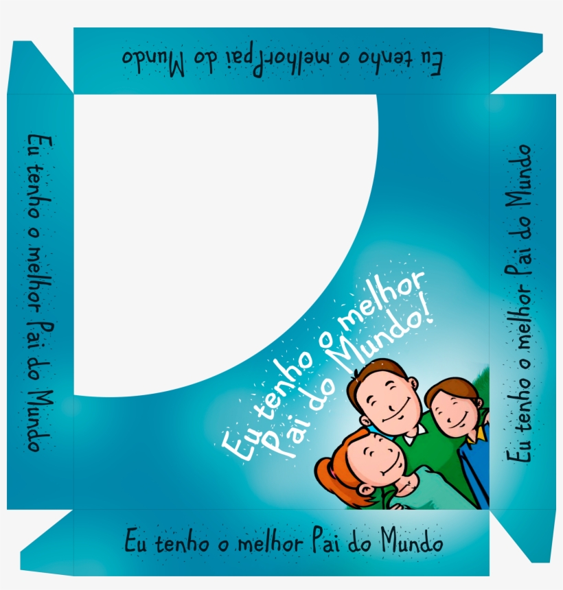 Caixa De Bombom Dia Dos Pais O Melhor Pai Do Mundo - Caixa Bombom Dia Dos Pais, transparent png download