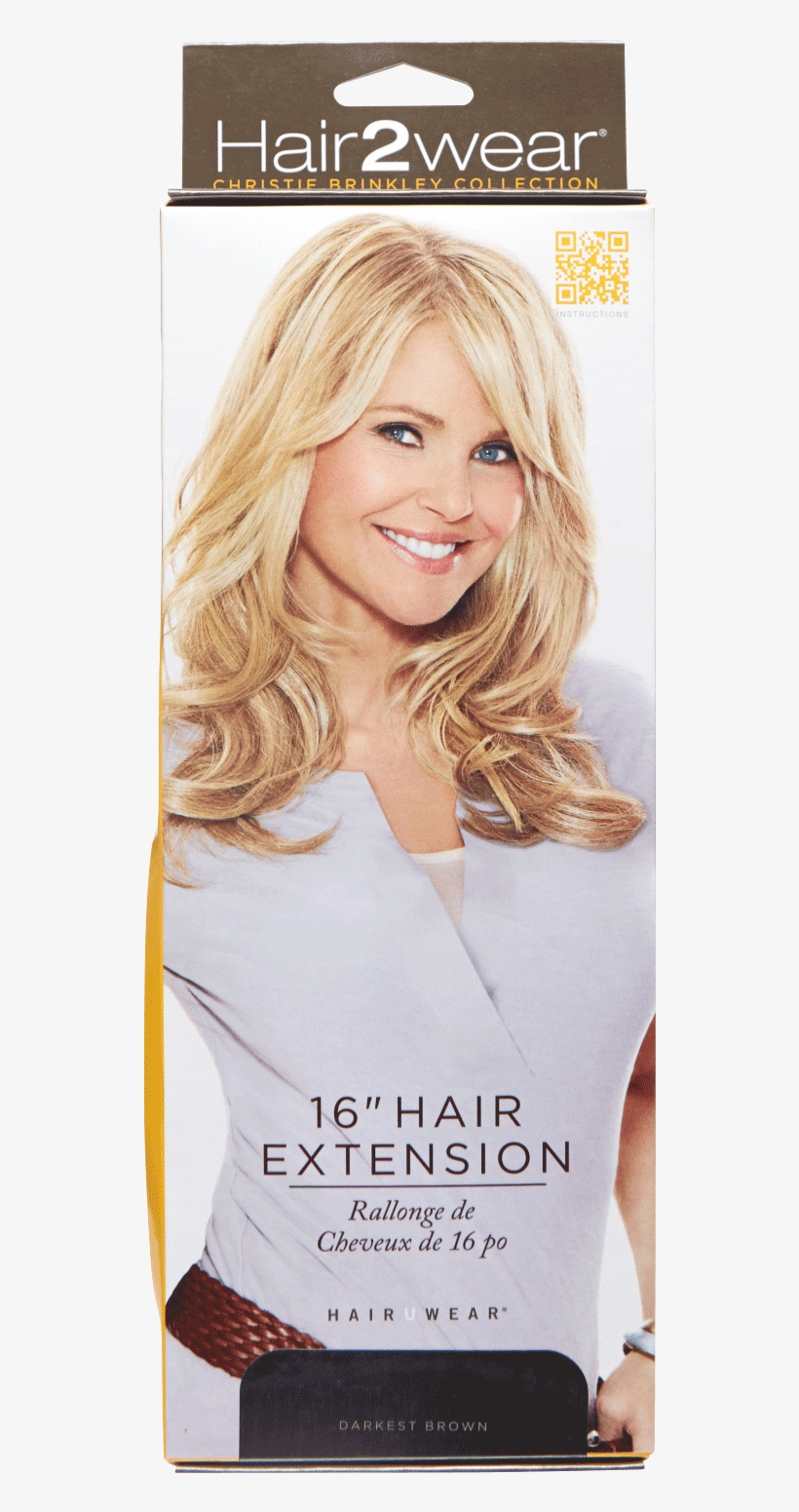 Hair To Wear Christy Brinkley Clip In 16 Inch Hair - Christie Brinkley Wigs, transparent png download