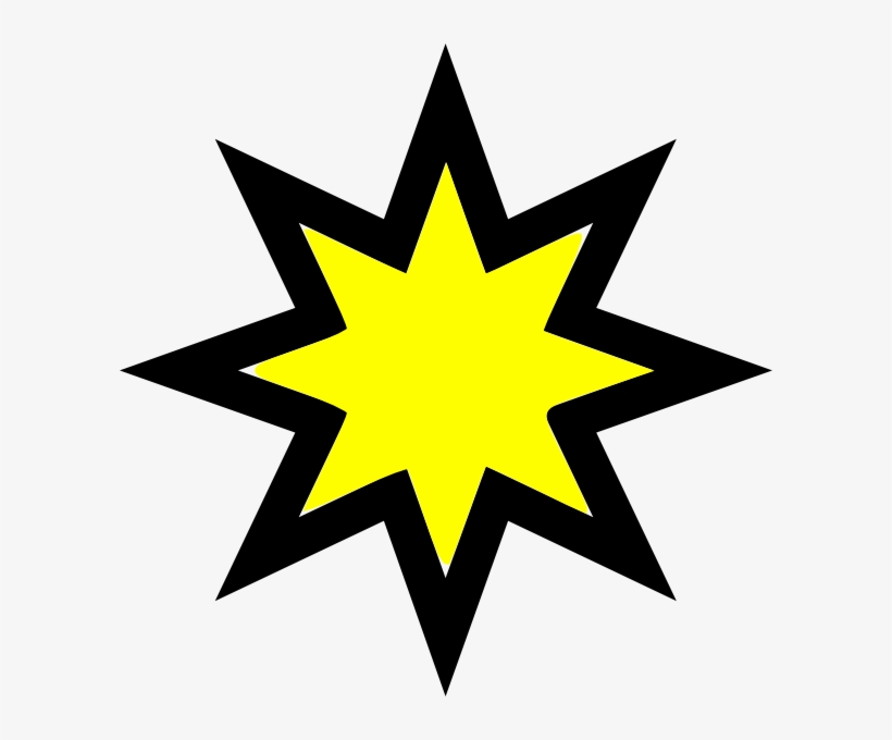 Star 1 Clip Art At Clker - Estrella Vector, transparent png download