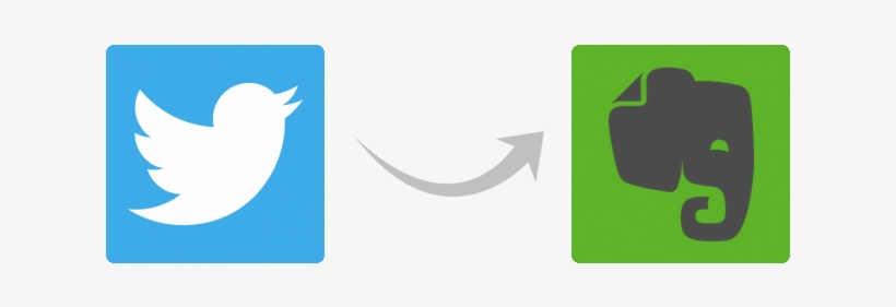 Automatically Save Your Everyday Tweets In Evernote - Evernote, transparent png download
