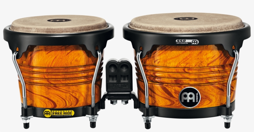 Marathon® Designer Series Fwb190 Wood Bongo - Meinl Fwb190nt Marathon Series Wood Bongos - Natural, transparent png download