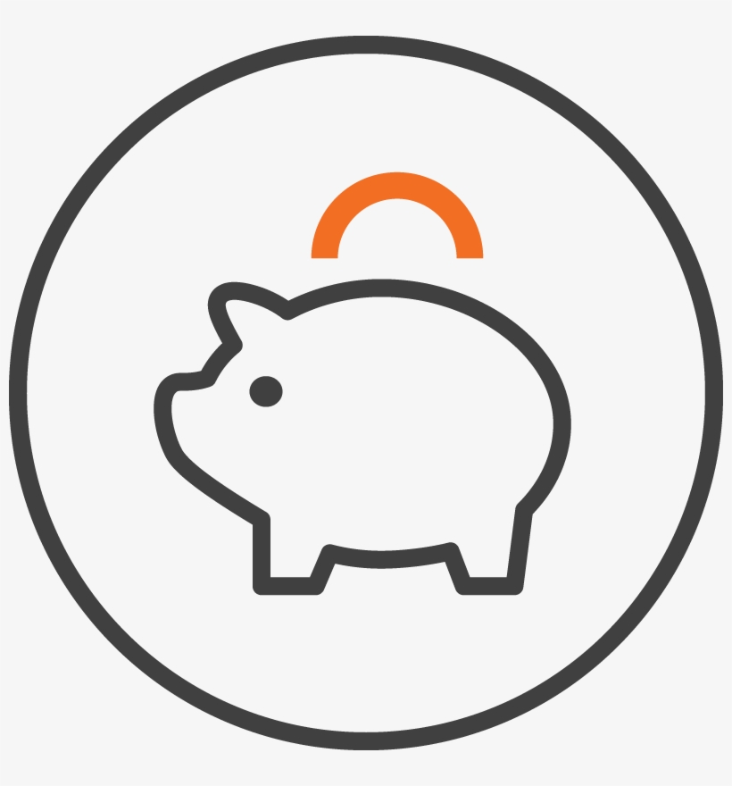 Icons-piggybank - Finance, transparent png download