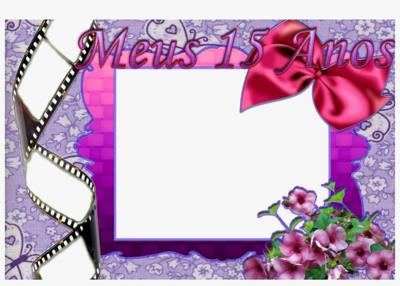 Convites E Lembranças - Moldura Meus 15 Anos Png, transparent png download
