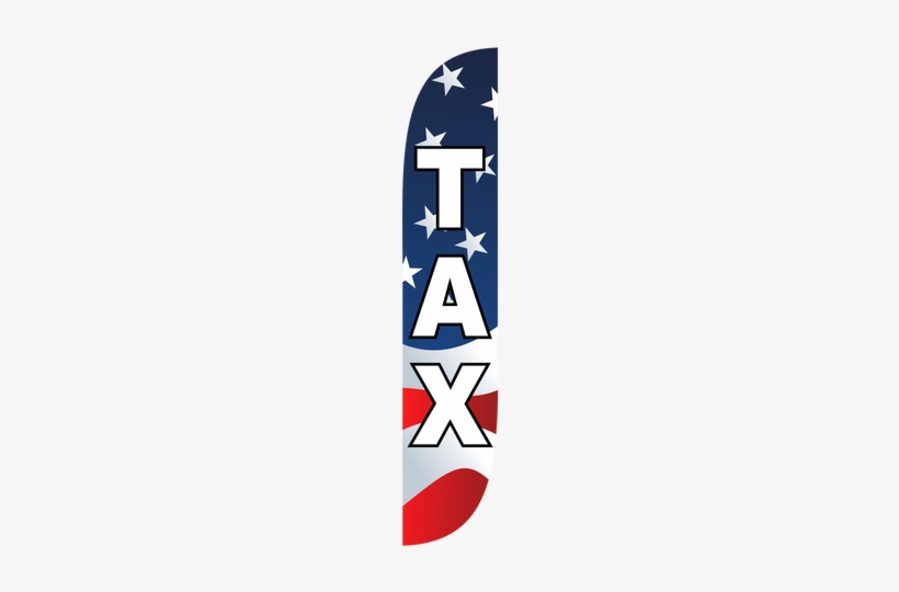 Lookourway Tax American Flag Feather Flag Complete, transparent png download