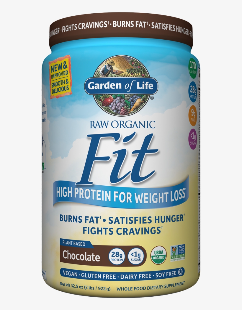 Garden Of Life Fit Chocolate, transparent png download