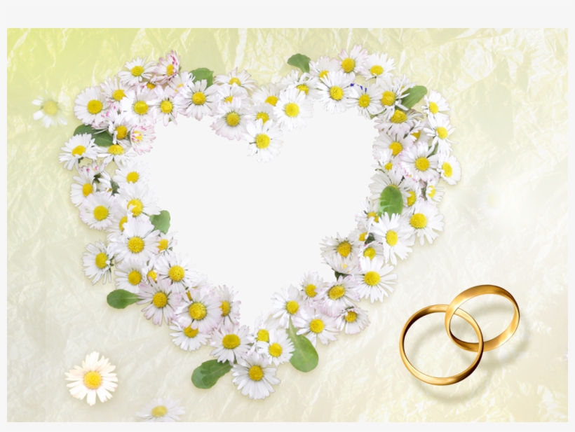 Moldura Para Fotos De Casamento - Moldura Para Foto De Casamento, transparent png download