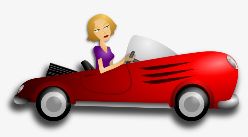 This Free Icons Png Design Of Blonde Female Driver, transparent png download