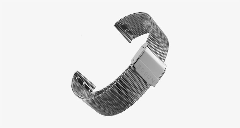 Milanese Stainless Steel Mesh Watch Strap - Watch Strap, transparent png download