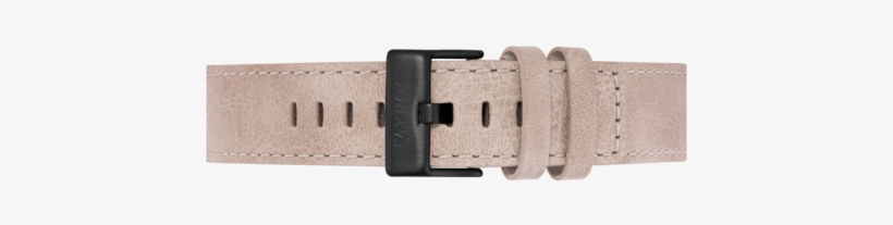 Sand Leather Strap/black Buckle - Strap, transparent png download