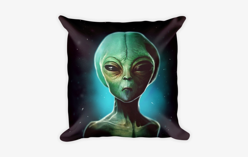 Not Only Does To The Green Alien Make A Statment On - Black Pillows Png, transparent png download