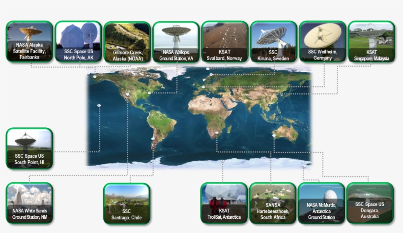 Near Earth Network Map - Framed Art: Spaceshots - The Living Earth, 17x34in., transparent png download