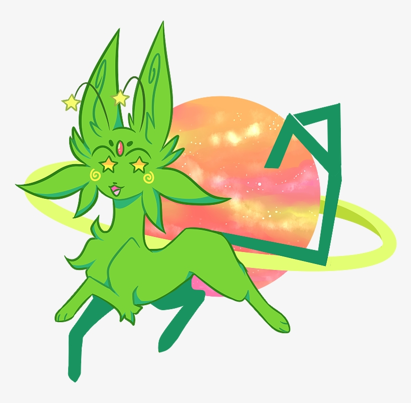 Green Alien - Cartoon, transparent png download