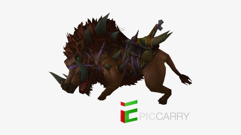 Domesticated Razorback - Wow Pvp Mounts Png, transparent png download