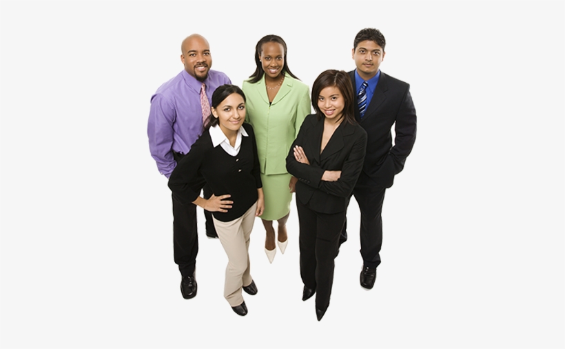 Recruiting Support - Diverse Group Of Professionals, transparent png download