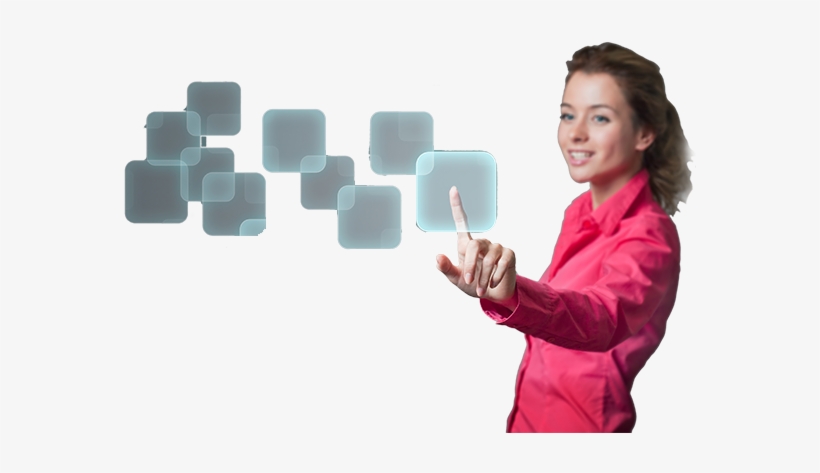 Girl - Computer Institute Image Png, transparent png download