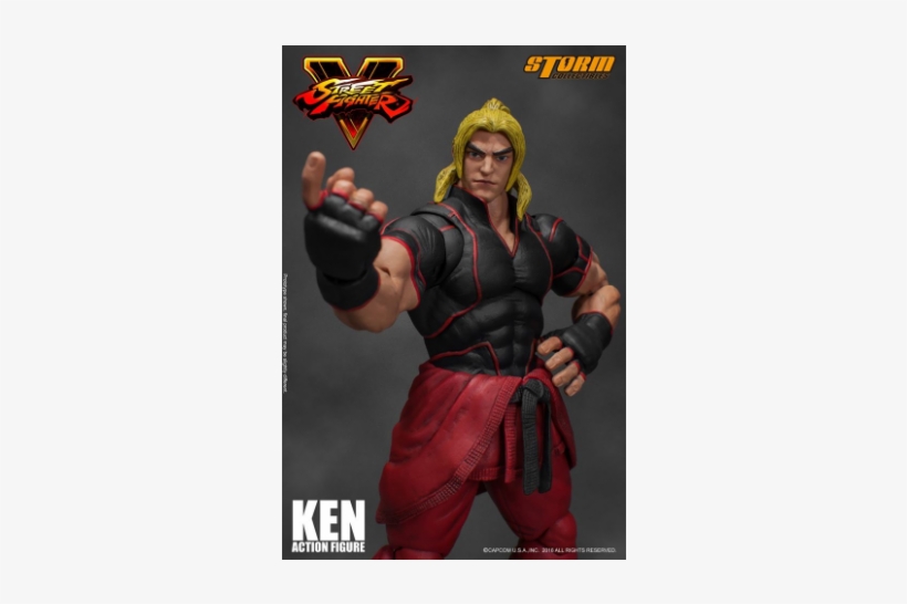 Storm Collectibles Street Fighter Ken - Street Fighter V Ken 1:12 Scale Action Figure, transparent png download