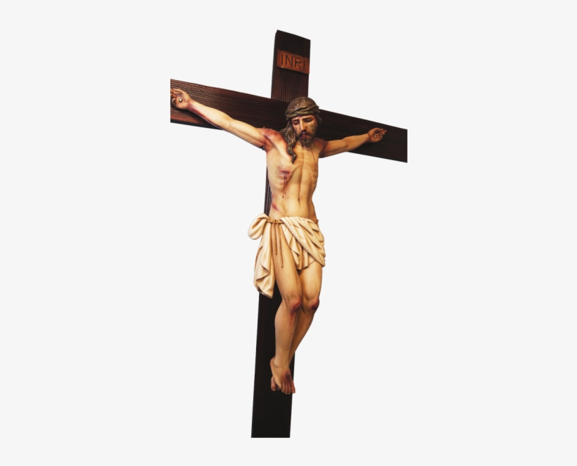 Cristo - Cristo En La Cruz Escultura, transparent png download