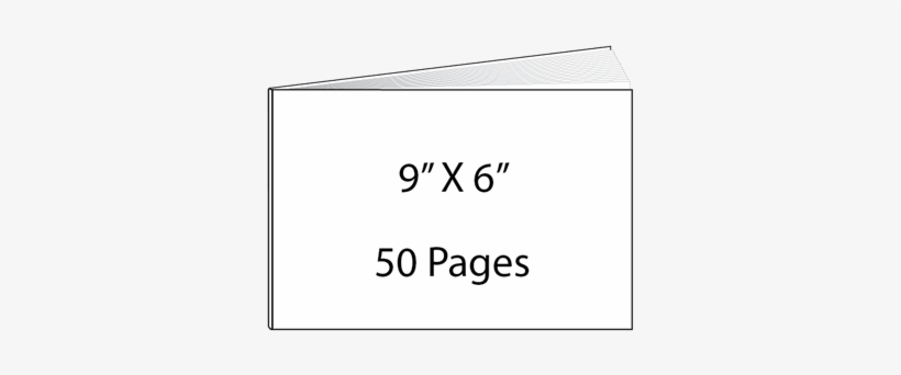 9 X 6- 50 Page Hardcover Guest Book - Book, transparent png download