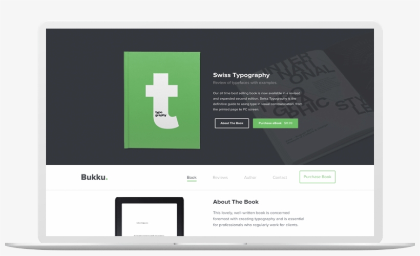 Ebook Landing Page - E-book, transparent png download