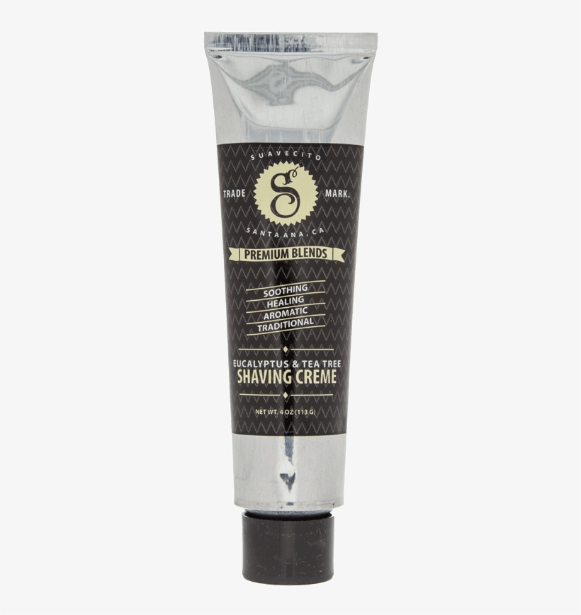 Premium Blends Eucalyptus & Tea Tree Shaving Creme - Suavecito Premium Blends Sandalwood Shaving Creme 113g90ml, transparent png download