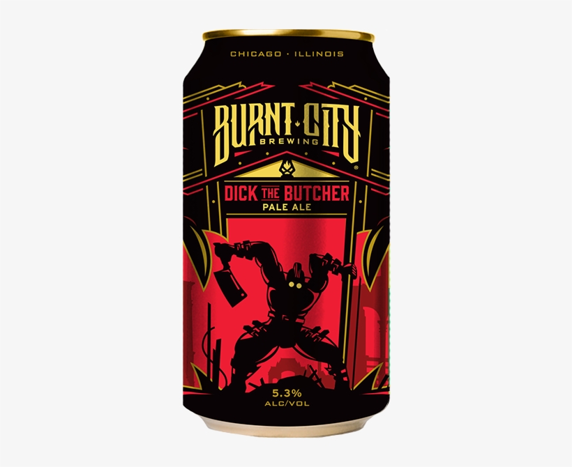 Burnt City Dick The Butcher Pale Ale - Face Melter Hibiscus Ipa, transparent png download