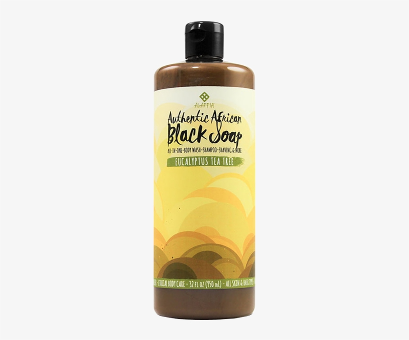 Alaffia Authentic African Black Soap Eucalyptus Tea - Alaffia - Authentic African Black Soap Unscented -, transparent png download