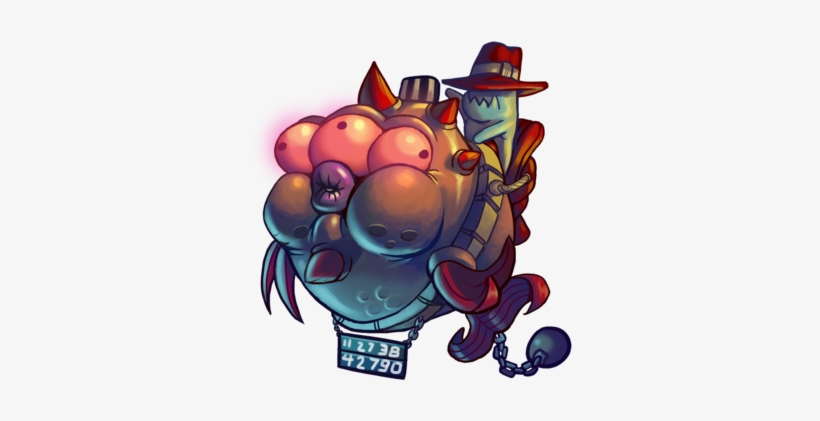 Characterrender Birdman Redbg - Awesomenauts Vinnie And Spike, transparent png download