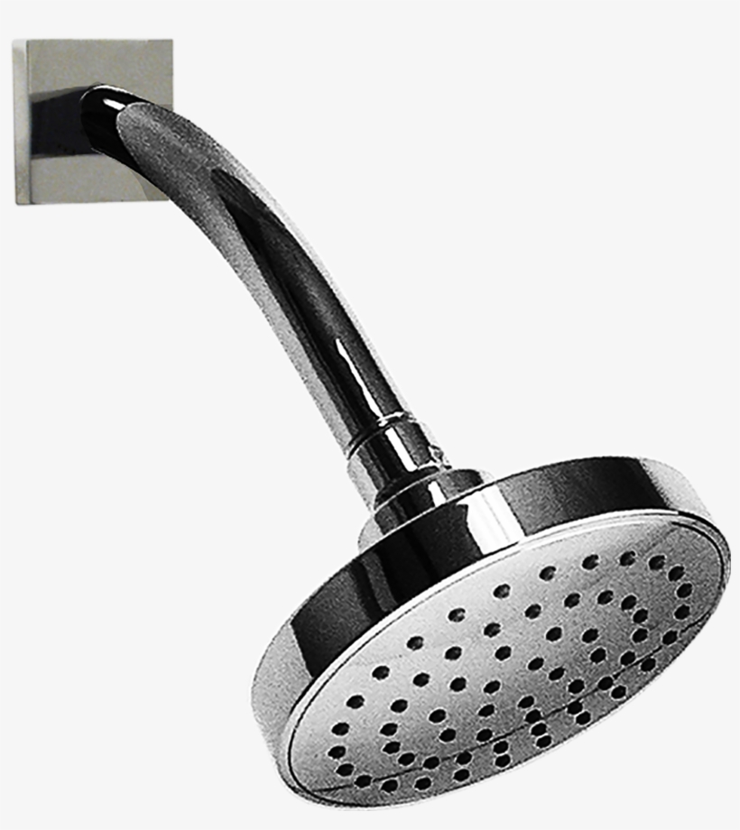 Aerated Shower Head With Arm And Flange - Santec 707955, transparent png download