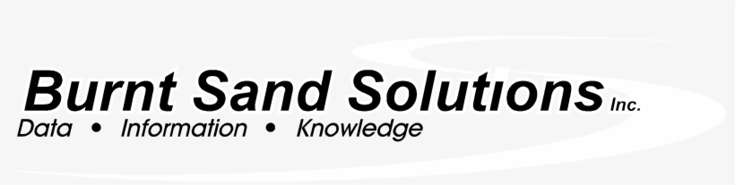 Burnt Sand Solutions Logo Black And White - Logo, transparent png download
