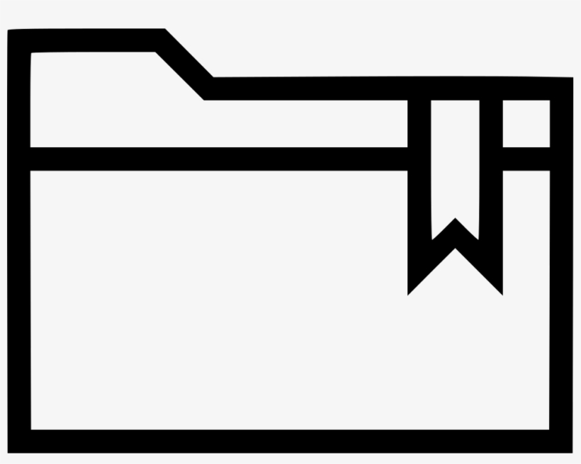 Folder Collection Group Bookmark Comments - Line Art, transparent png download