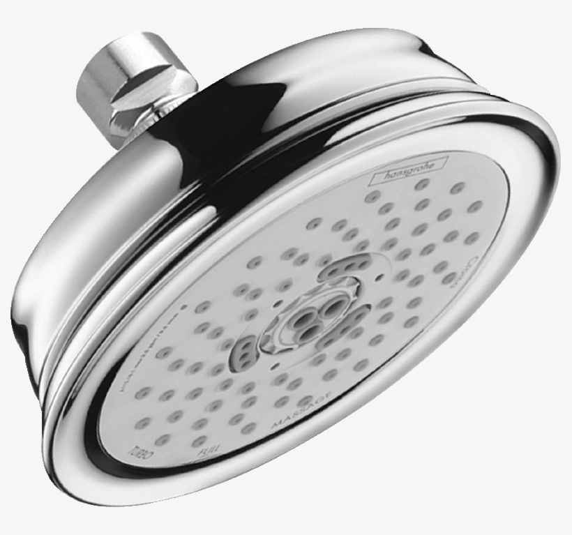 Croma 100 Classic Showerhead 3-jet, - Hansgrohe 04070000 Croma C 100 3-jet Shower Head, Chrome, transparent png download