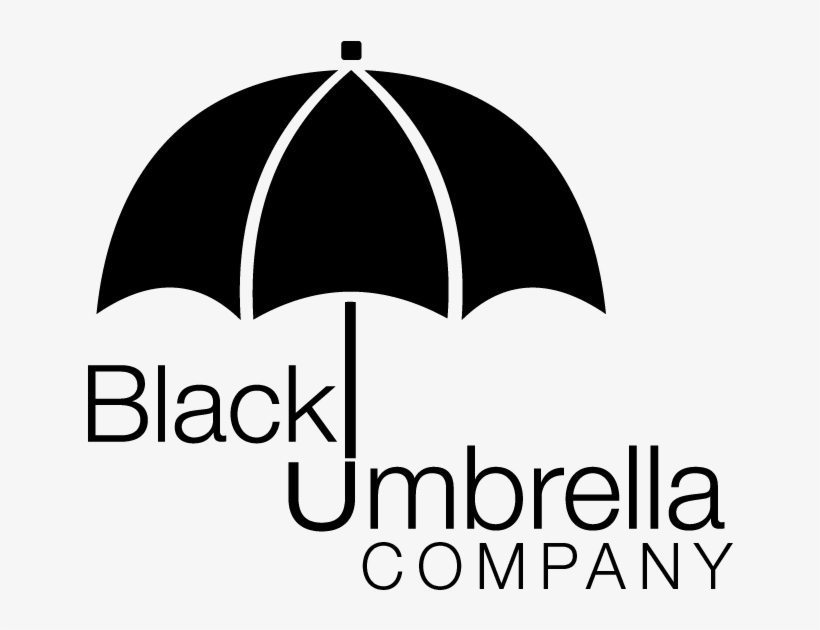 Black Umbrella Company Logo - Black And White Company Logo, transparent png download