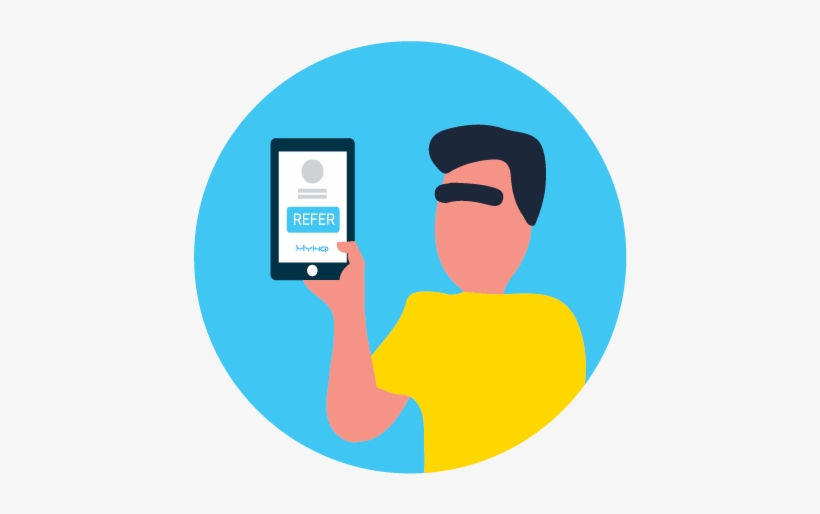 Refer A Friend - Illustration, transparent png download