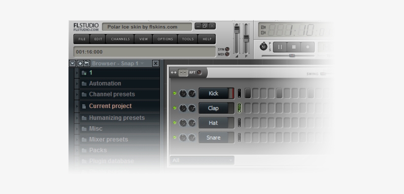 The Skin Was Actually Converted To Version 9 By Evgeniy, - Skins Para Fl Studio, transparent png download