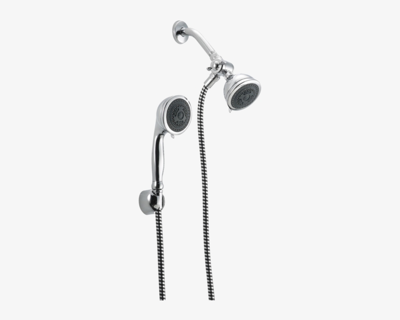 5-spray Hand Shower/shower Head Combo Unit - Shower, transparent png download