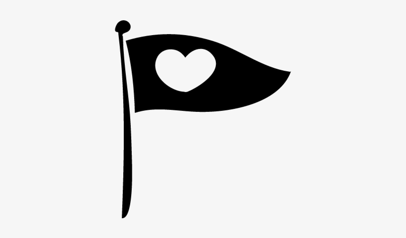 Banner With Heart Vector - Scalable Vector Graphics, transparent png download