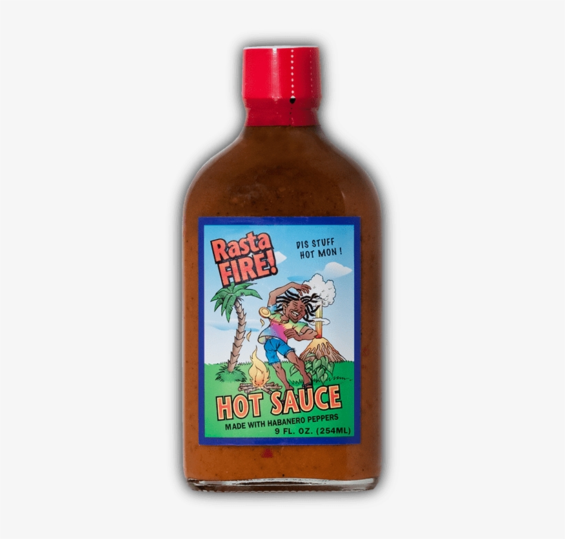 Rasta Fire Hot Sauce - Rasta Fire. Hot Sauce, transparent png download