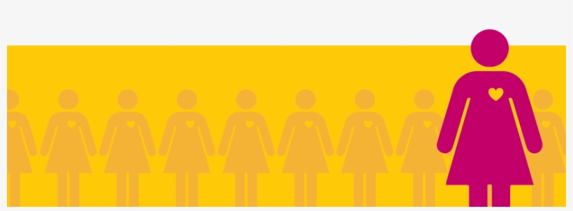 Women Need To Learn The Facts About Heart Disease - Women Power Icon Png, transparent png download