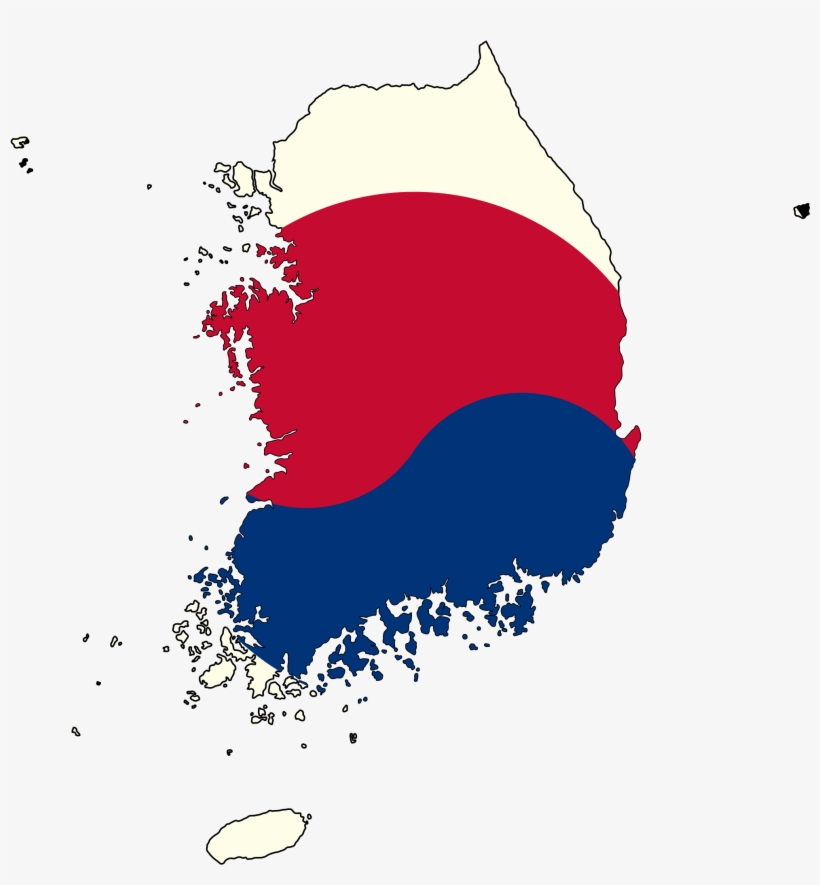 South Korea Luxury Eyewear - South Korea Map Png, transparent png download