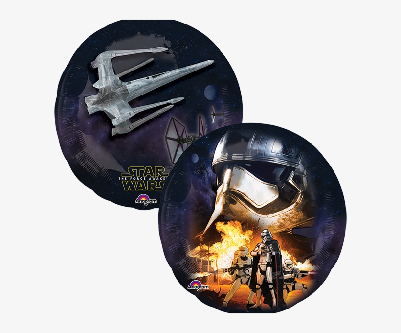 Globo Star Wars - 32" Star Wars Force Awakens Balloon - Party Supplies, transparent png download