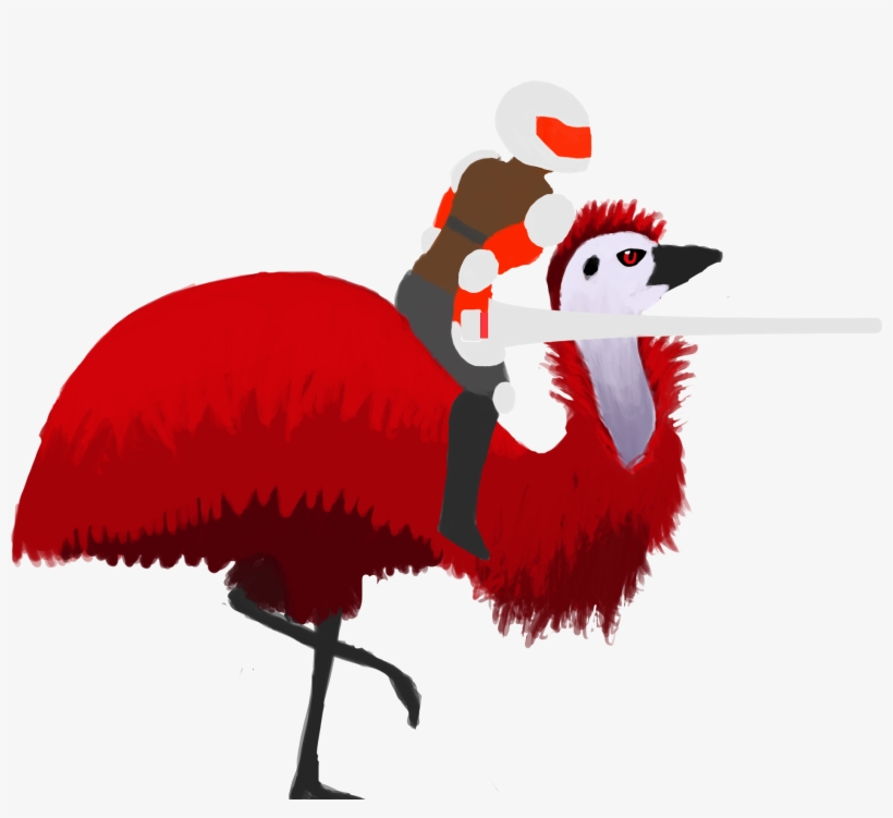 Emu Idle - Illustration, transparent png download