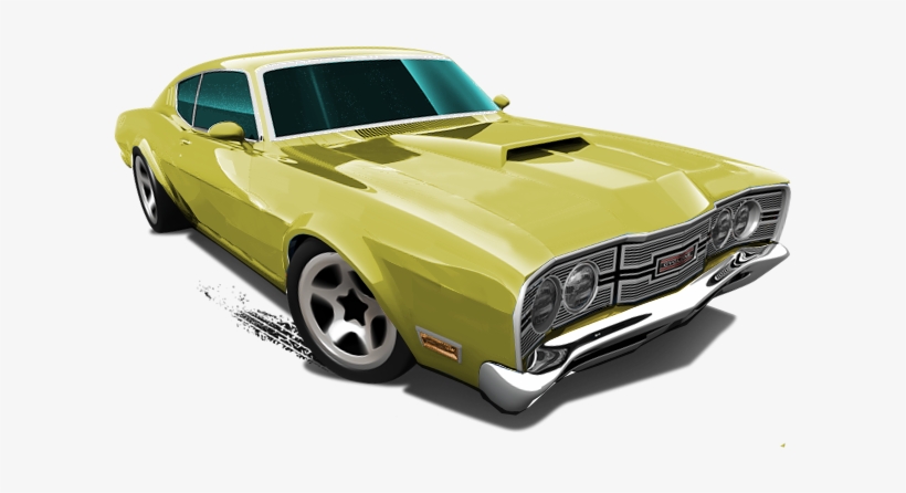 Hot Wheels 69 Mercury Cyclone - Sports Car, transparent png download