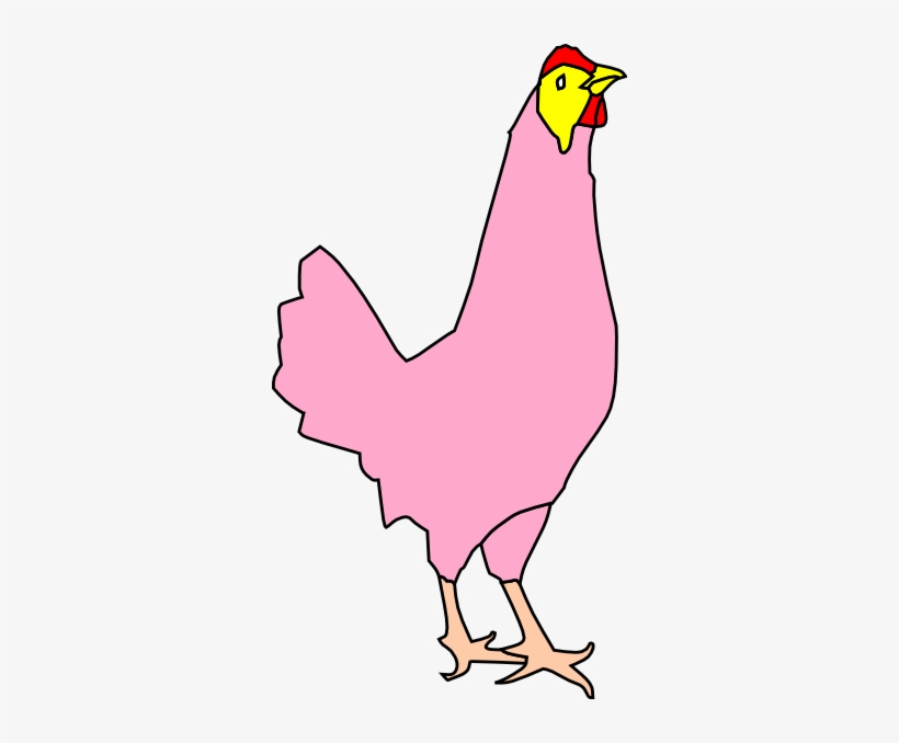 Pink Hen Clipart, transparent png download