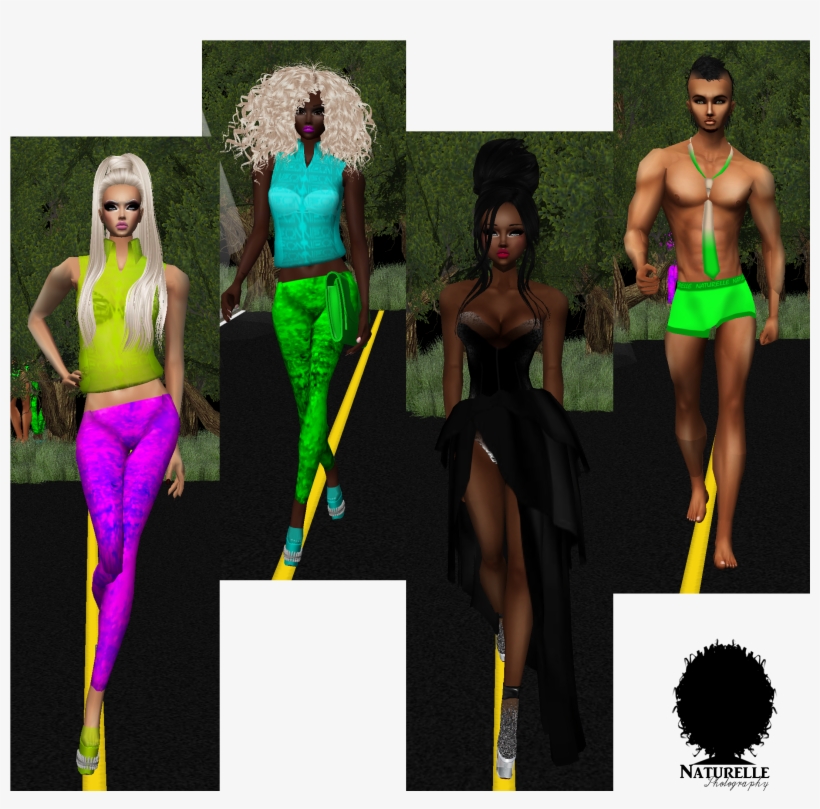 But Nonetheless, Let Me Tell You About My Fashion Show - Neon Color Fashion Show, transparent png download