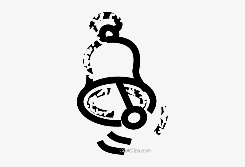 School Bell Royalty Free Vector Clip Art Illustration - School Bell, transparent png download