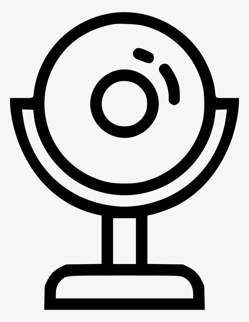 Cam Camera Webcam Hardware Skype Communication Video - Circle, transparent png download