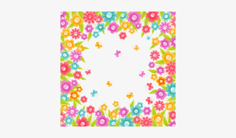 02 Sep 2010 - Molduras De Flores Coloridas, transparent png download