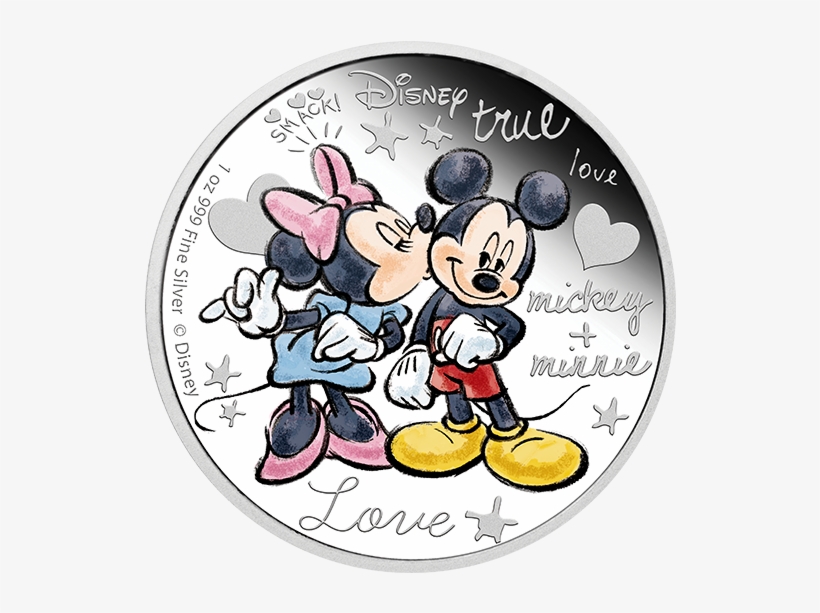 Picture Of - Mickey N Minnie Mouse In Love, transparent png download
